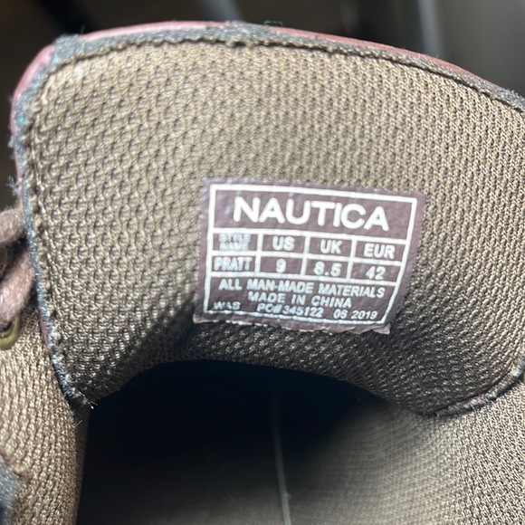 Nautica boots Men’s 9  one time worn brown leather boots - Picture 7 of 7